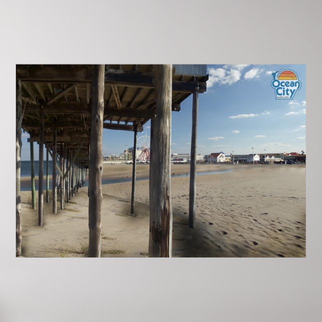 Poster Ocean City Inlet (Devant)