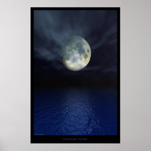 Poster Océan de clair de lune - Edition spéciale