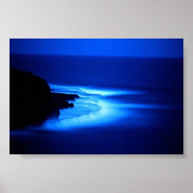 Poster Océan la nuit (Devant)