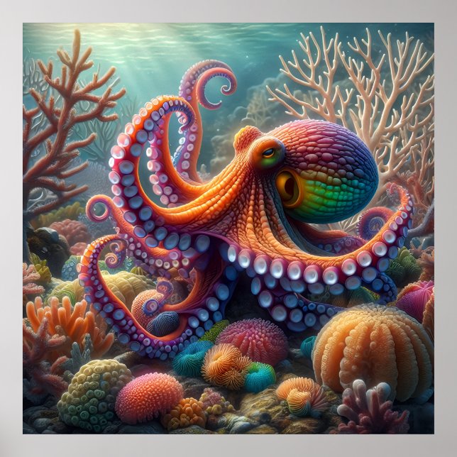 Poster Ocean Life (Devant)