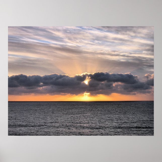 Poster Océan Pacifique (Devant)