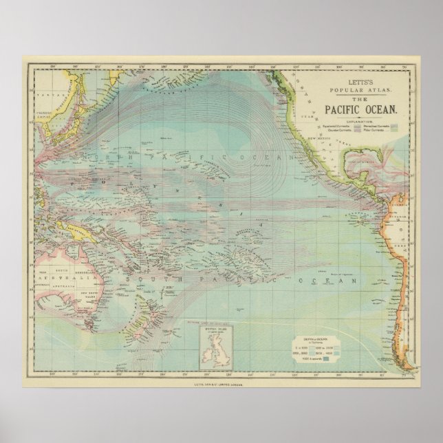 Poster Océan Pacifique 4 (Devant)