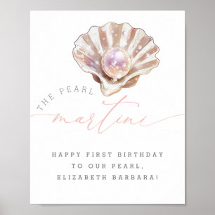 Poster Océan Petite Perle Sous Le Signe De Bar De La Mer