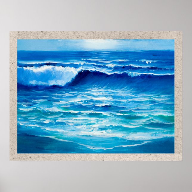 Poster Ocean Scene (Devant)