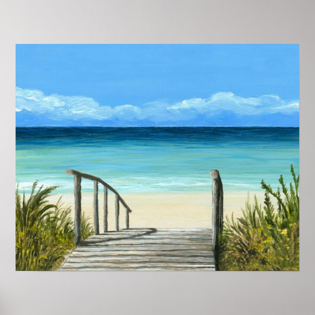 Poster Ocean Sea Beach 147 (Devant)