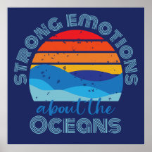 Ocean Sing Retro Sunset