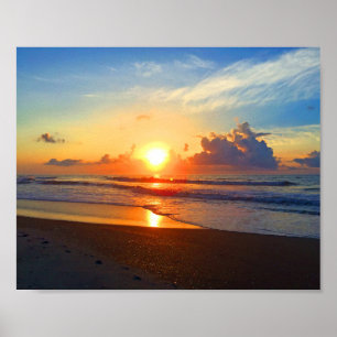 Poster Ocean Sun