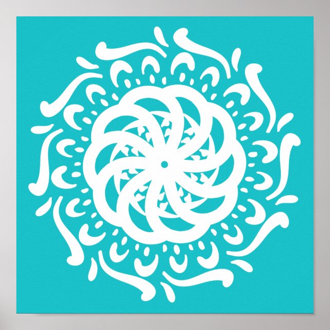 Poster Oceana Mandala (Devant)