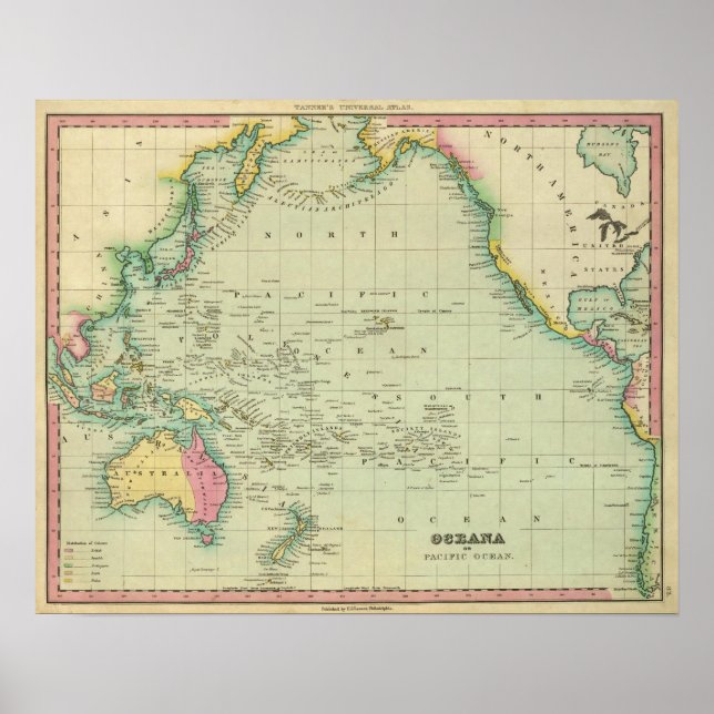 Poster Océane Ou Océan Pacifique (Devant)