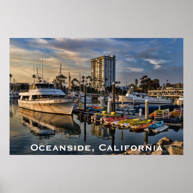 Poster Oceanside California (Devant)