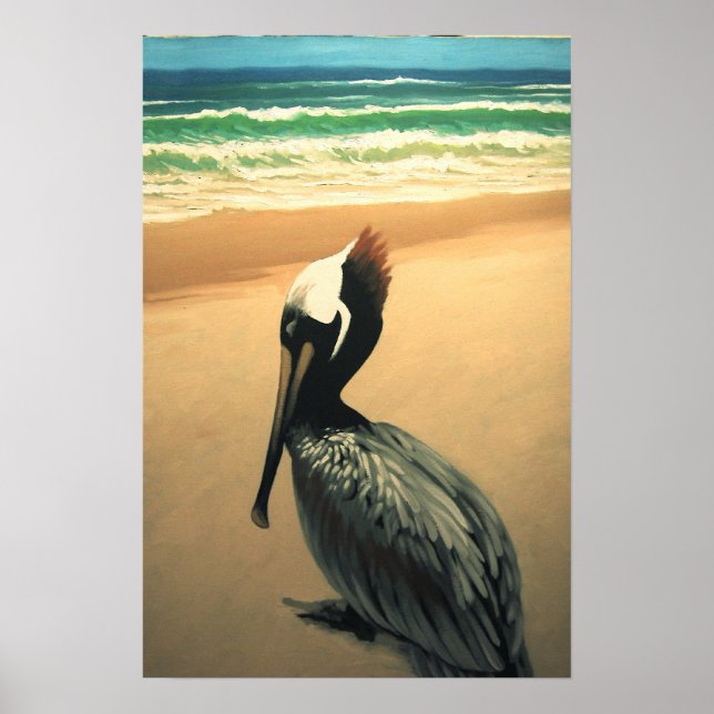 Poster Océanus : Pélican (Devant)