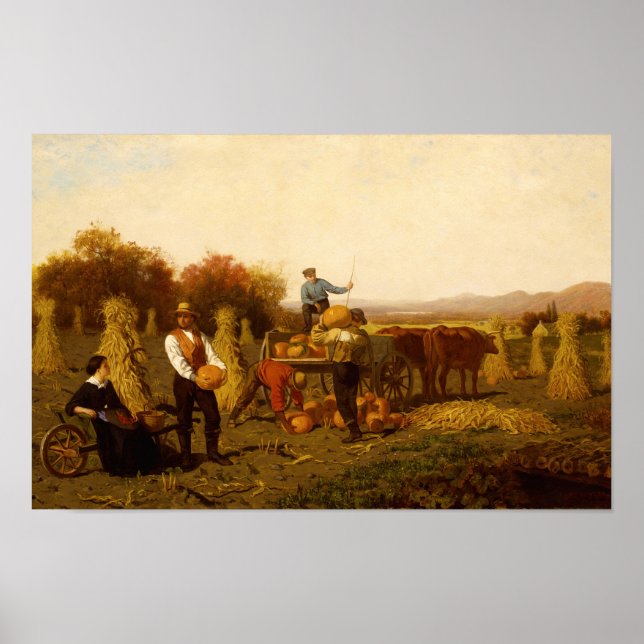 Poster Octobre (1867) John Whetten Ehninger (Devant)