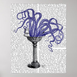 Poster Octopus dans l'évier