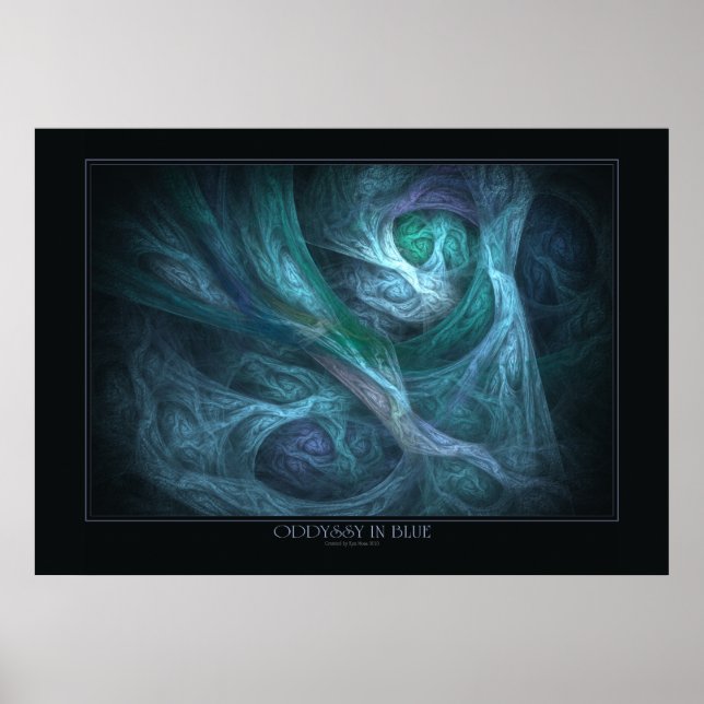 Poster Oddyssée En Bleu (Devant)
