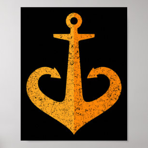 Poster Odesa Odessa Ancre Emblème Symbole Ukraine Ukr