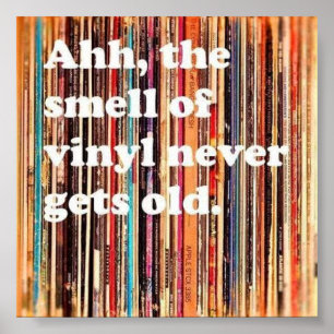 Poster Odeur d'affiche de vinyle