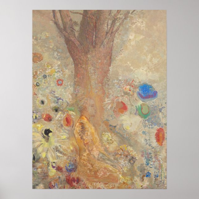 Poster Odilon Redon Bouddha dans sa jeunesse CC0027 (Devant)