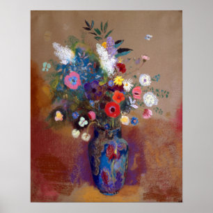 Poster Odilon Redon Bouquet de fleurs