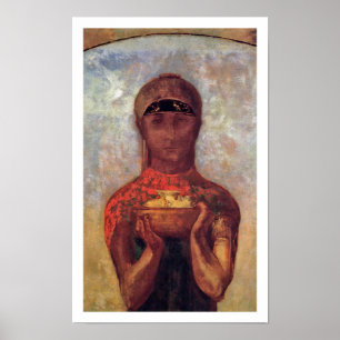 Poster Odilon Redon - Chalice du Mystère - Art Spirituel