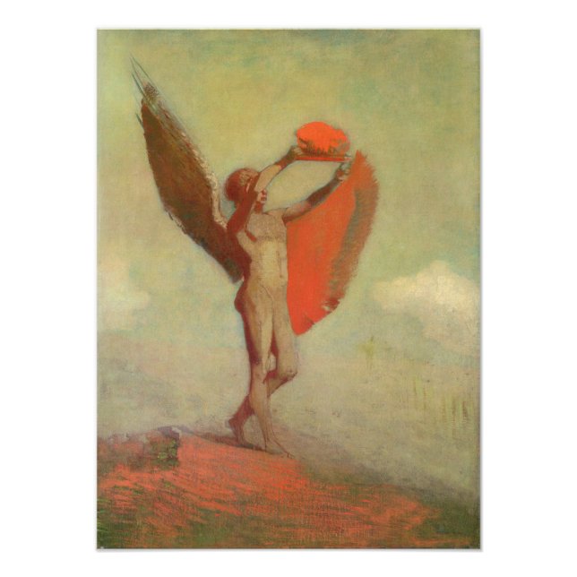 Poster Odilon Redon Icarus (Devant)