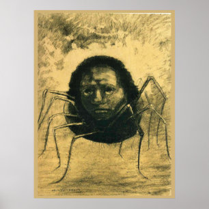Poster Odilon Redon - L'Araignée En Pleure,