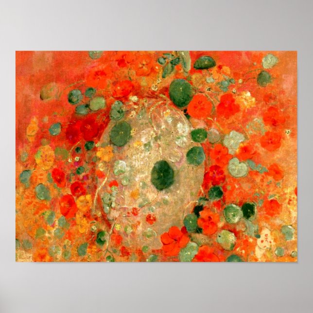 Poster Odilon Redon - Nasturtes (Devant)