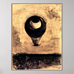 Poster Odilon Redon - Oeil Balloon
