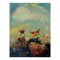 Odilon Redon - Papillons