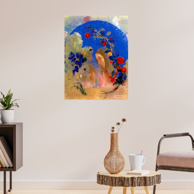 Poster Odilon Redon - Profil sous un arc (Salon 3)