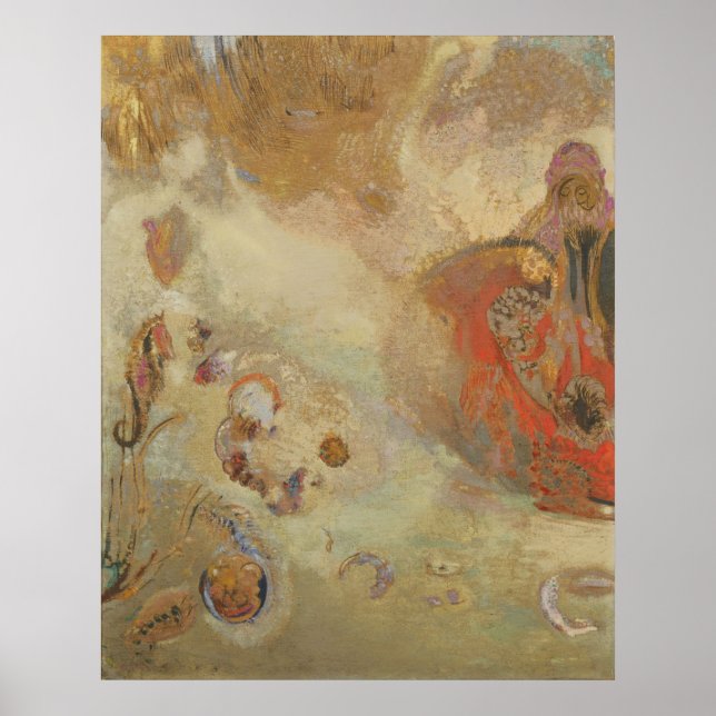Poster Odilon Redon - Vision sous-marine (Devant)