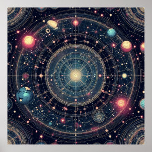 Poster Odyssée cosmique