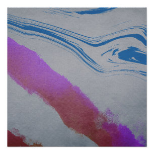 Poster Oeil bleu