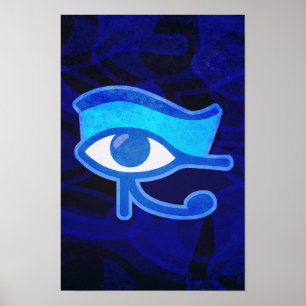 Poster OEil bleu