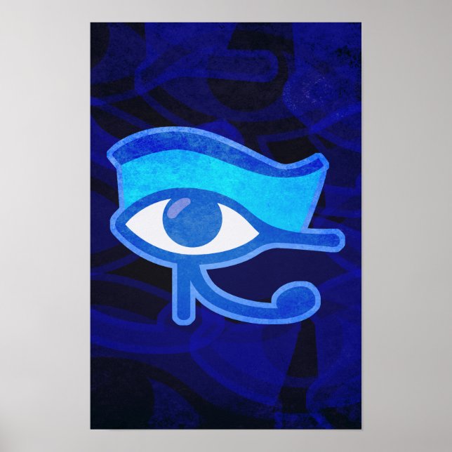 Poster OEil bleu (Devant)