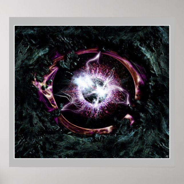 Poster Oeil cosmique (Devant)