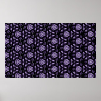 Poster Oeil d'art Abstrait et motif d'aquarelle diamant