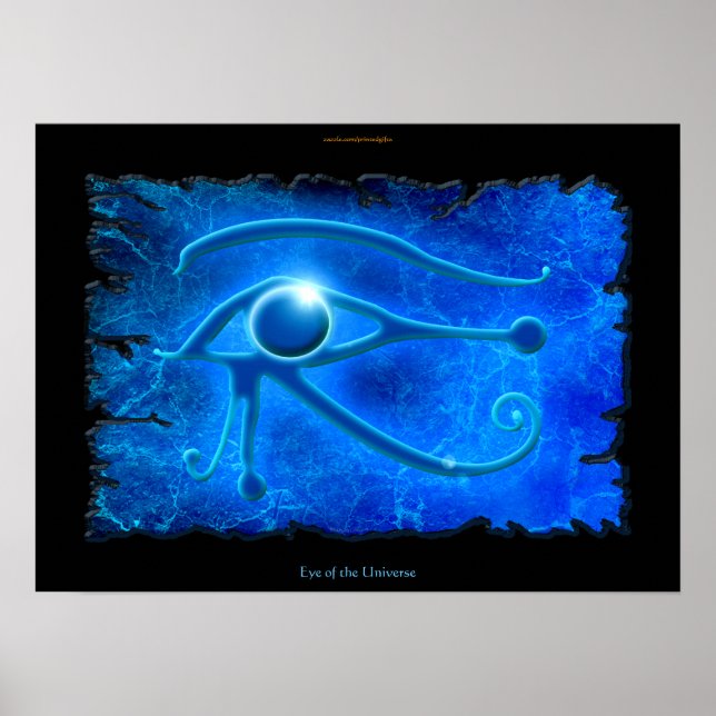 Poster OEIL D'ART égyptien HORUS (Devant)