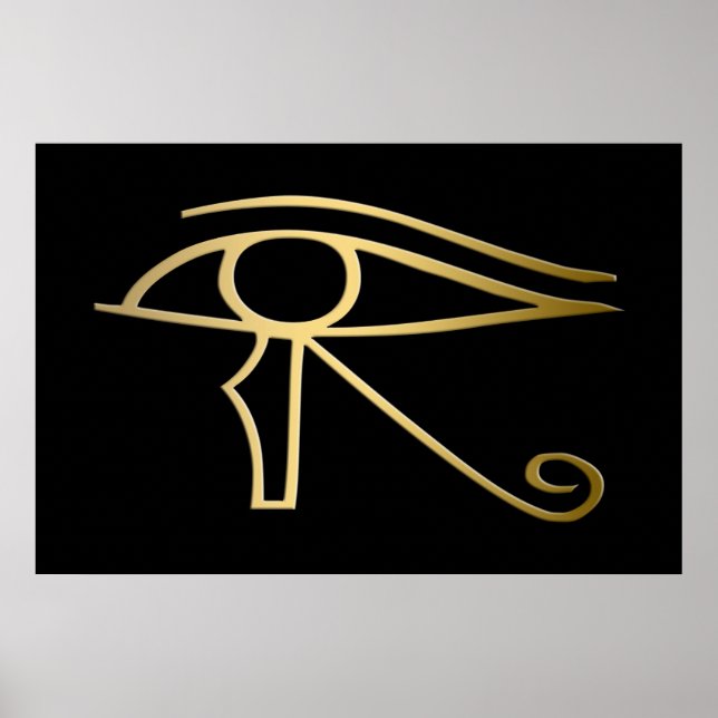 Poster OEil de Horus symbole égyptien (Devant)