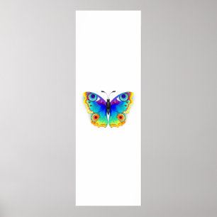 Poster Oeil de paon arc-en-ciel