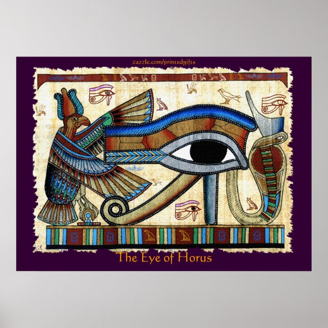 Poster OEIL D'HORUS Art Égyptien (Devant)