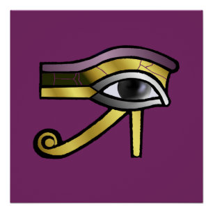 Poster Oeil d'or de Horus