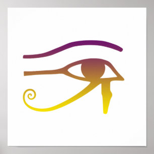Poster Oeil d'or de Horus