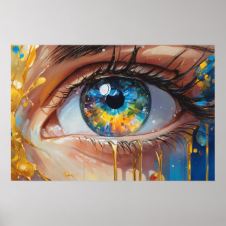 Poster Oeil rêvant
