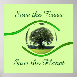 Poster Oeil sur l'écologie