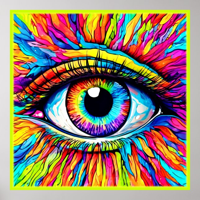 Poster OEil vibrant (Devant)