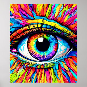 Poster OEil vibrant