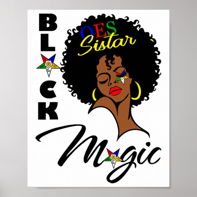 Poster Oes Black Sistar Ordre Magique L'Etoile Orientale  (Devant)