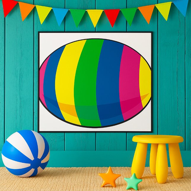 Poster Oeuf coloré (Créateur téléchargé)