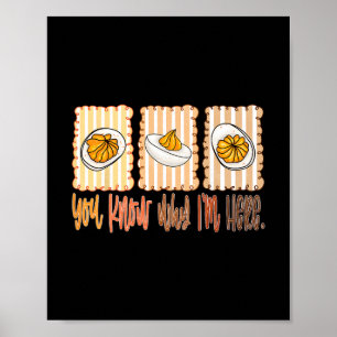 Poster Œuf Démon Vous Savez Pourquoi Je Suis Ici Thanksgi
