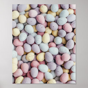 Poster Oeufs de Pâques au chocolat